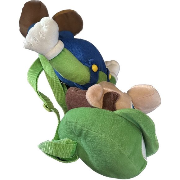 Nintendo Super Mario Bros LUIGI 16”Tall Stuffed Plush Soft Backpack Bag 2013 - Picture 3 of 8